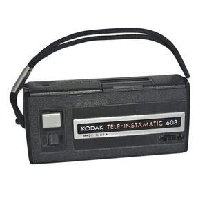 1970s Kodak Tele Instamatic 608 USA Film Camera Vintage Untested